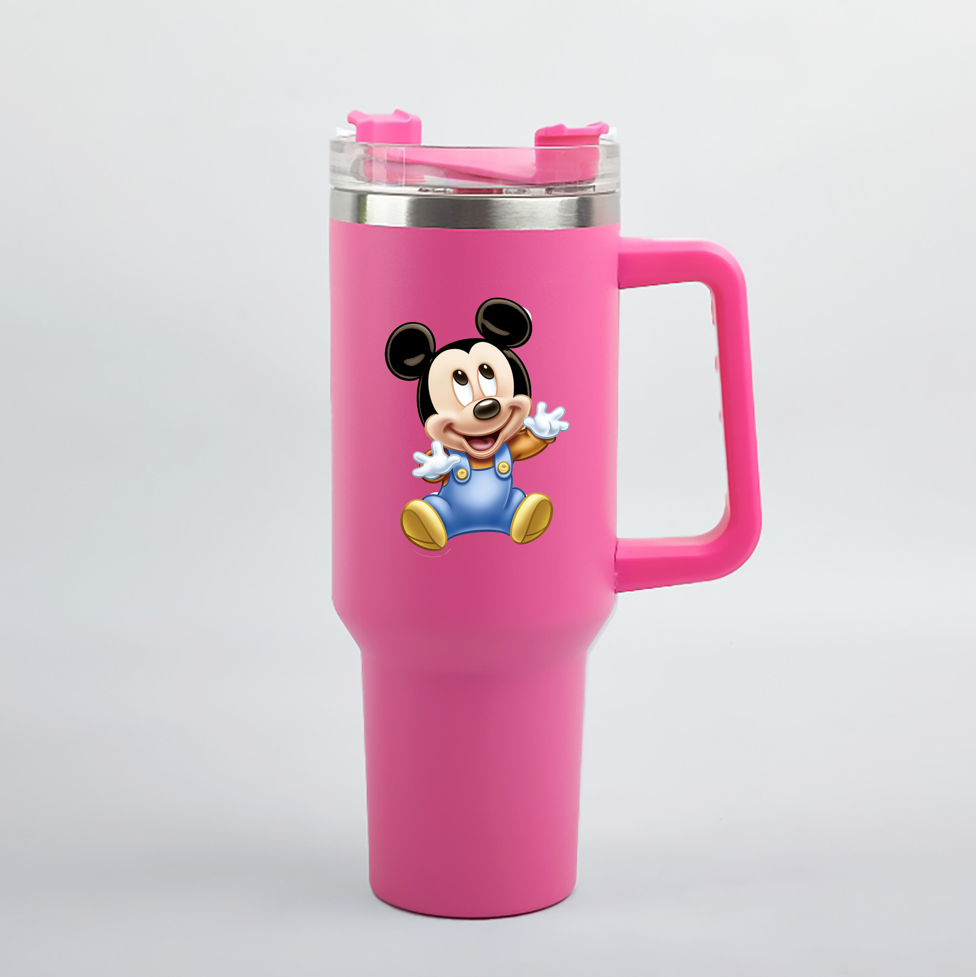 （画像用） ミッキーマウス Mickey Mouse 1200mL車用タンブラー（カラープリント）